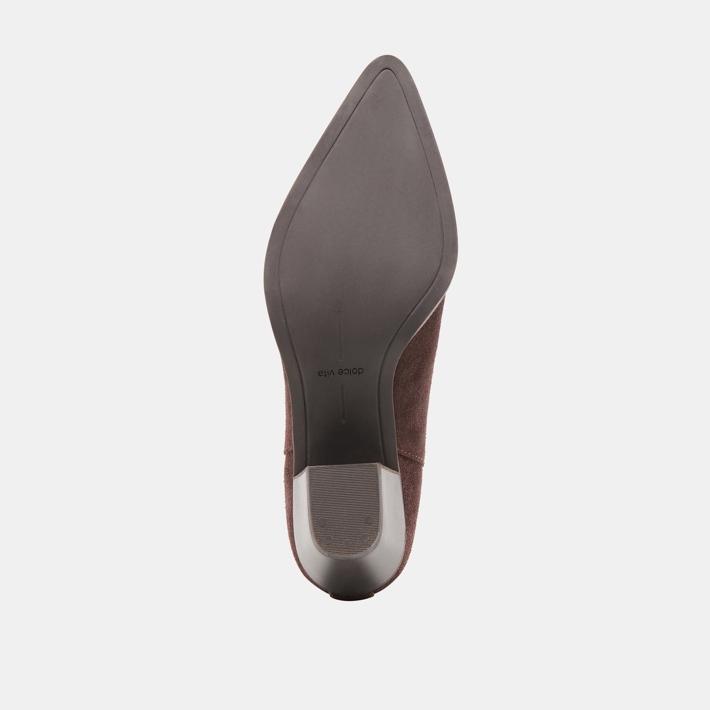 Slim Mahogany Suede Booties Dolce Vita