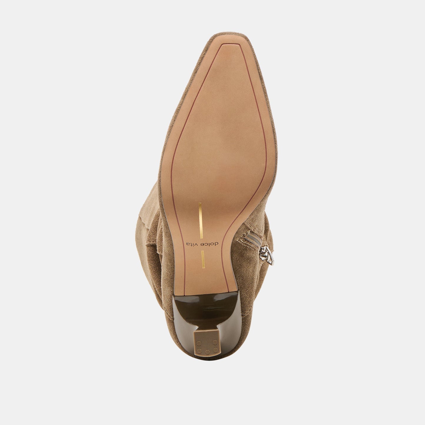Lousa Olive Suede Wide Calf Boots Dolce Vita