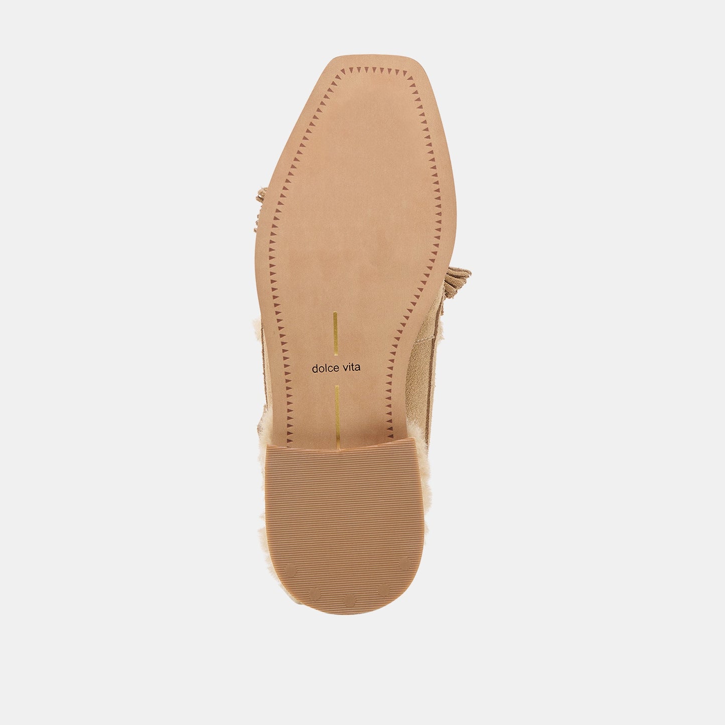 Hamlit Plush Dk Taupe Suede Loafers Dolce Vita