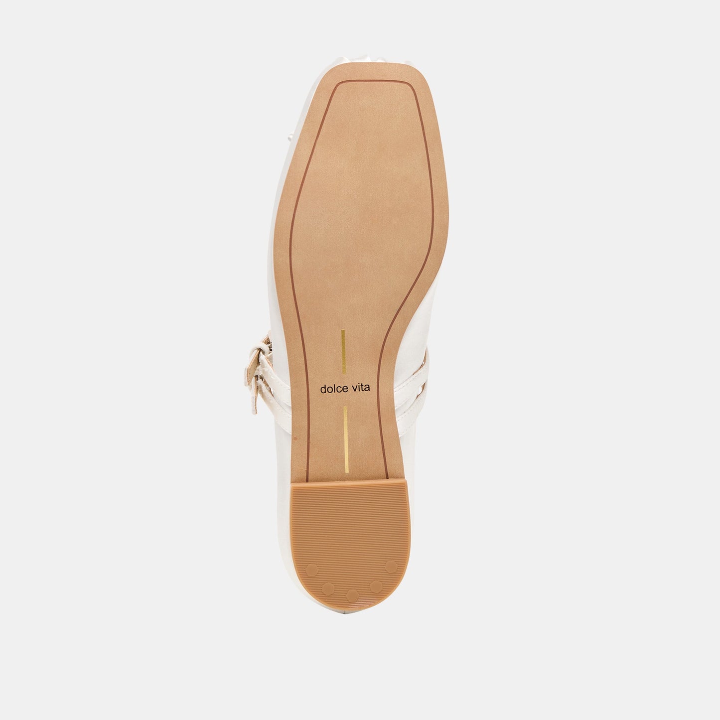 Gibsen True White Satin Ballet Flats Dolce Vita