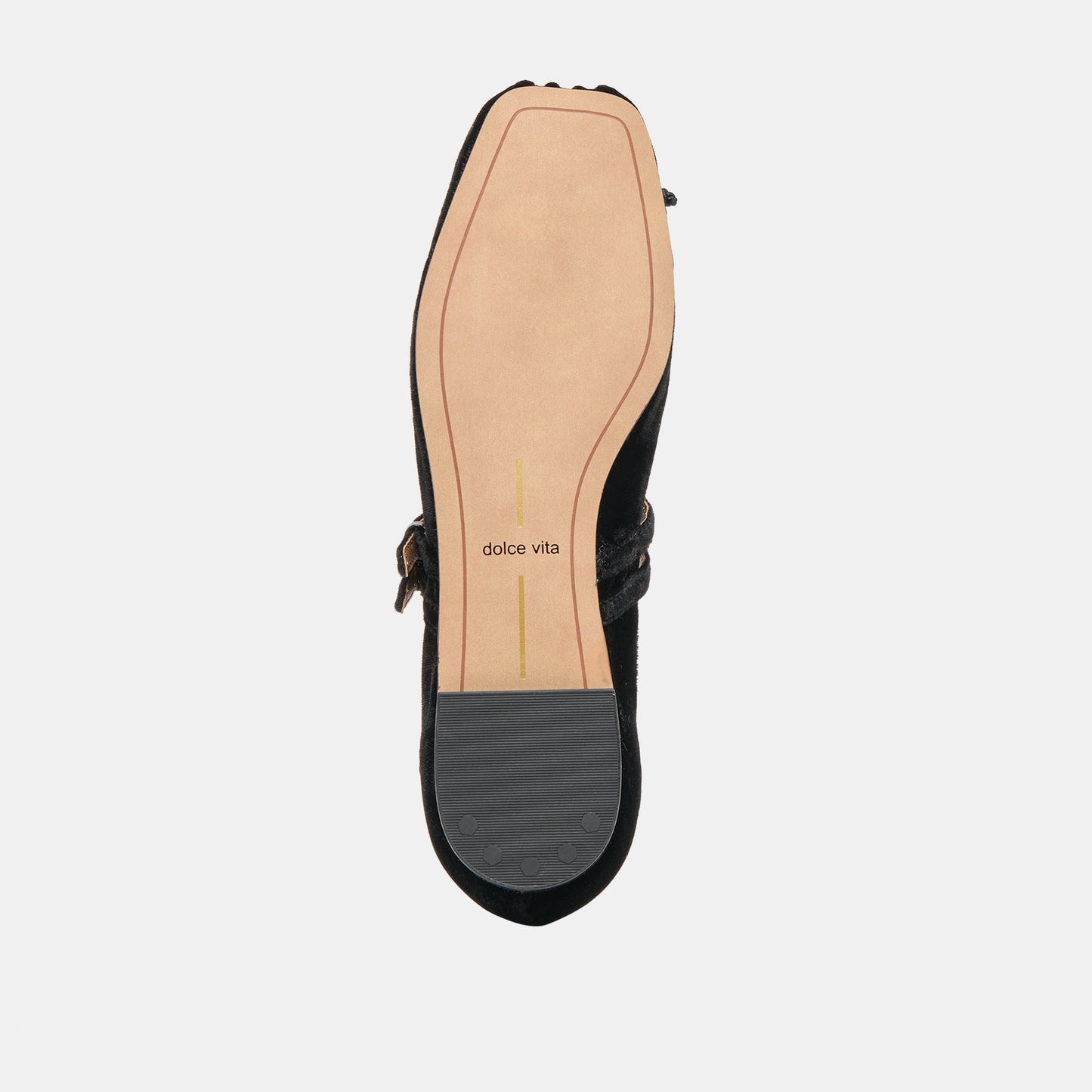 Gibsen Nero Velvet Ballet Flats Dolce Vita