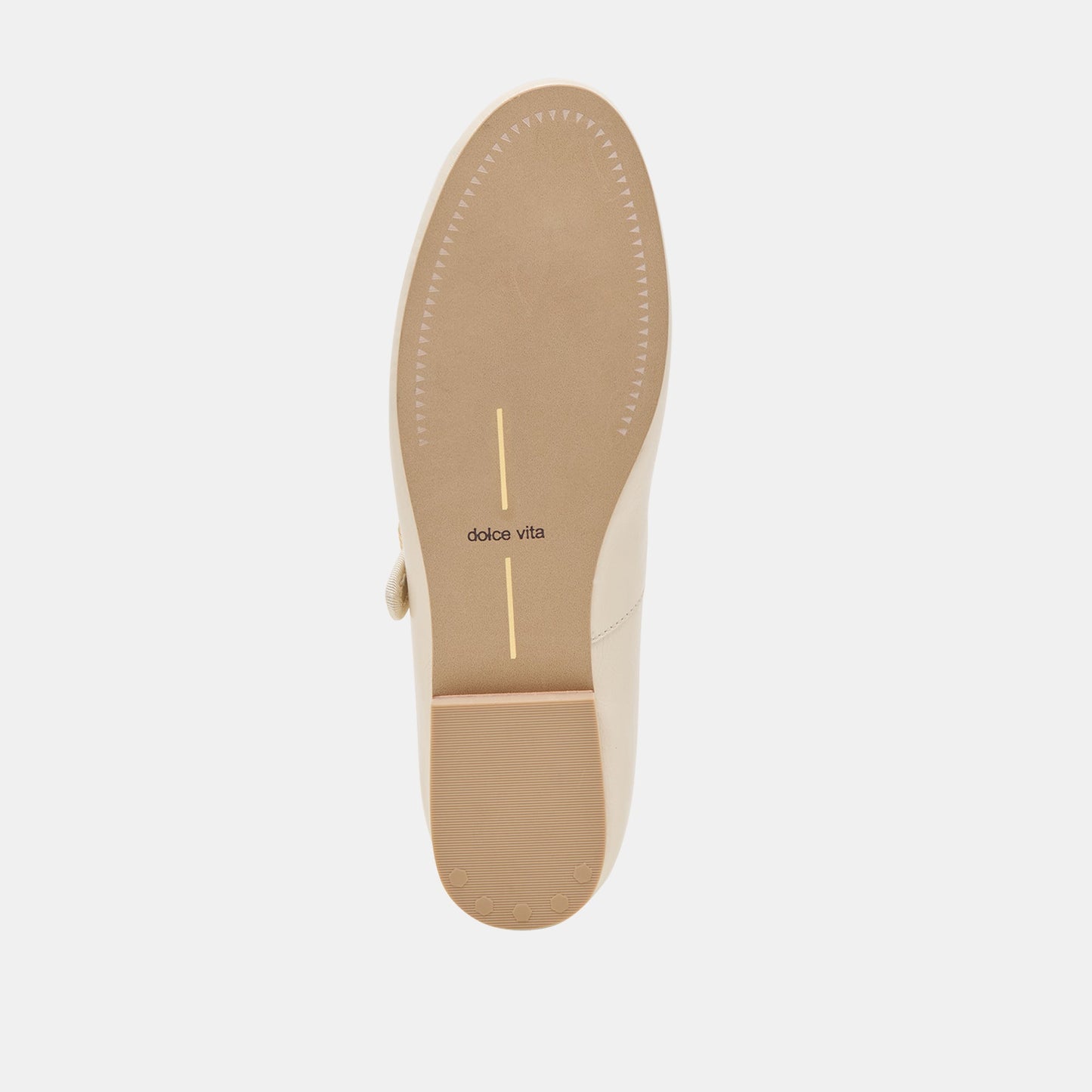 Relan Off White Leather Ballet Flats Dolce Vita
