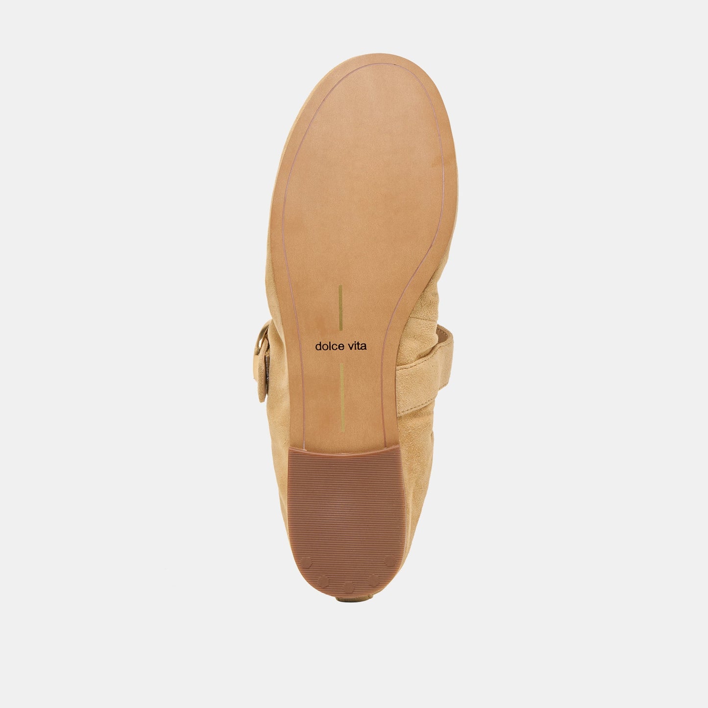 Caely Honey Suede Ballet Flats Dolce Vita