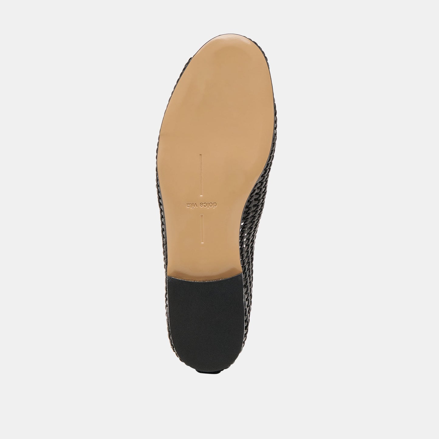 Armond Black Woven Leather Flats Dolce Vita