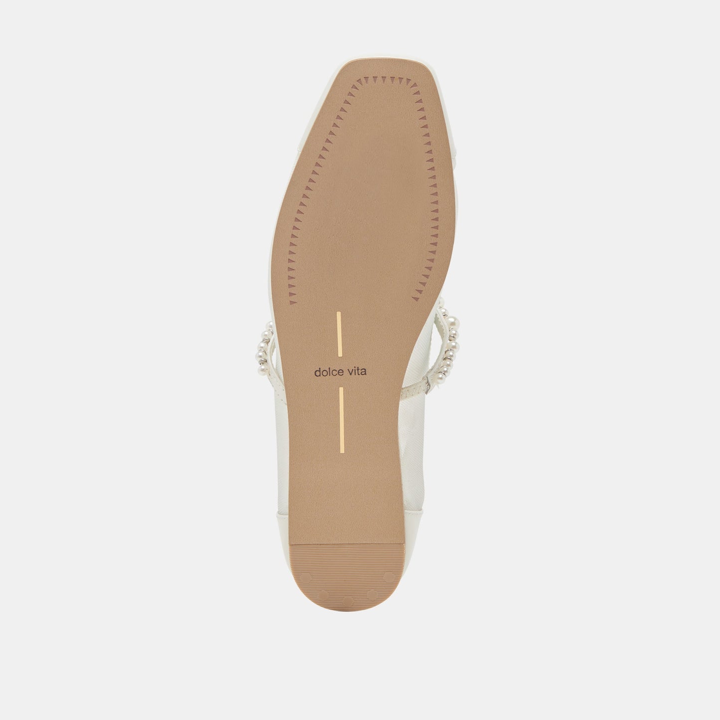 ROLLIN PEARL BALLET FLATS WHITE MESH Dolce Vita