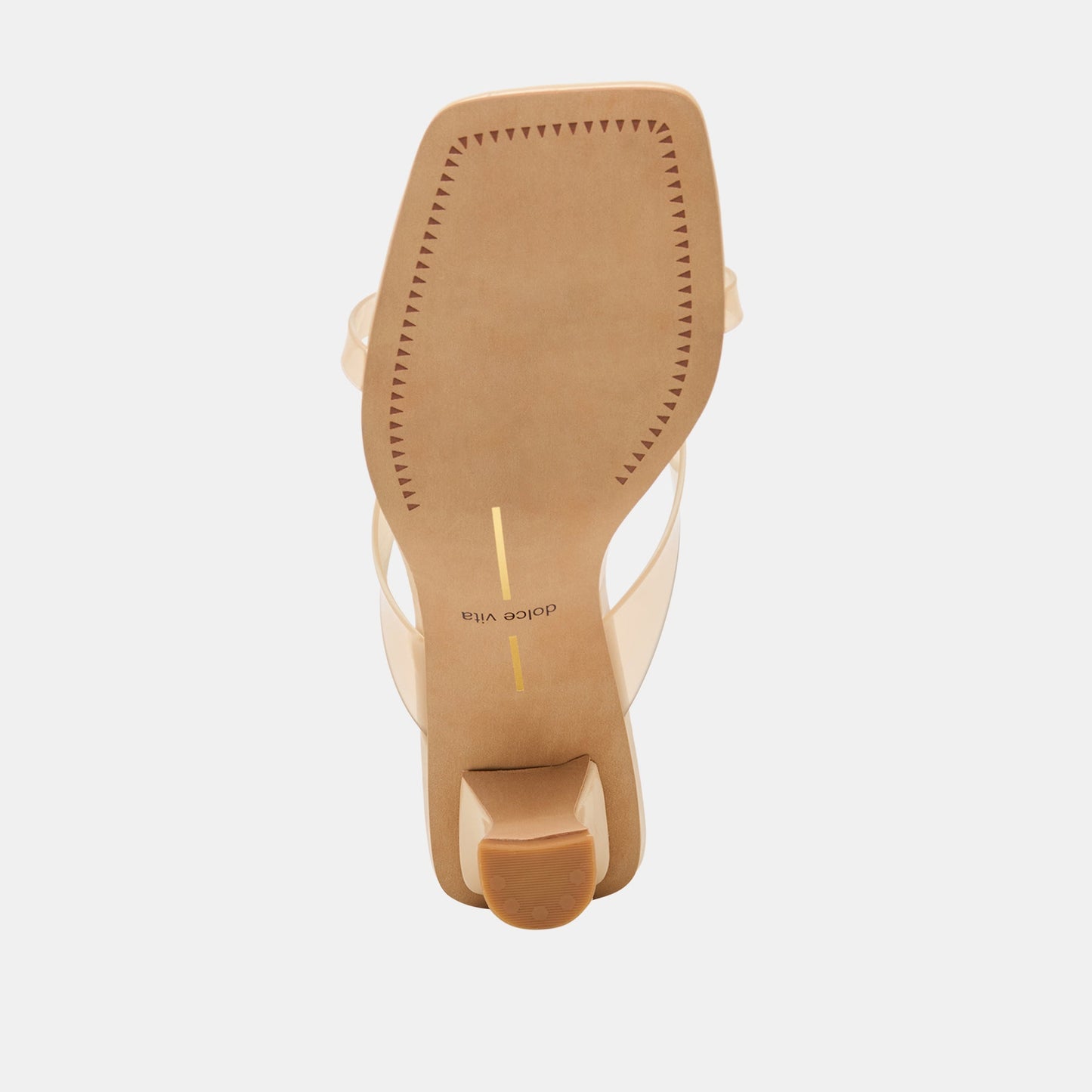 Brevel Vinyl Praline Jelly Heels Dolce Vita
