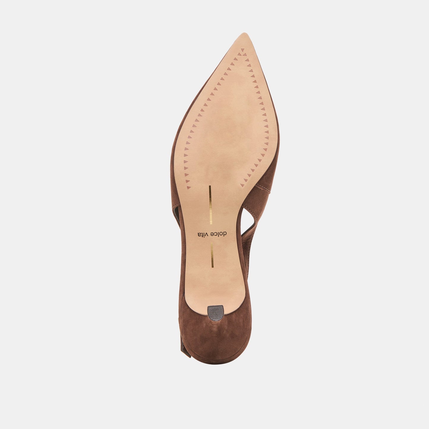 Alenna Dk Brown Suede Heels Dolce Vita