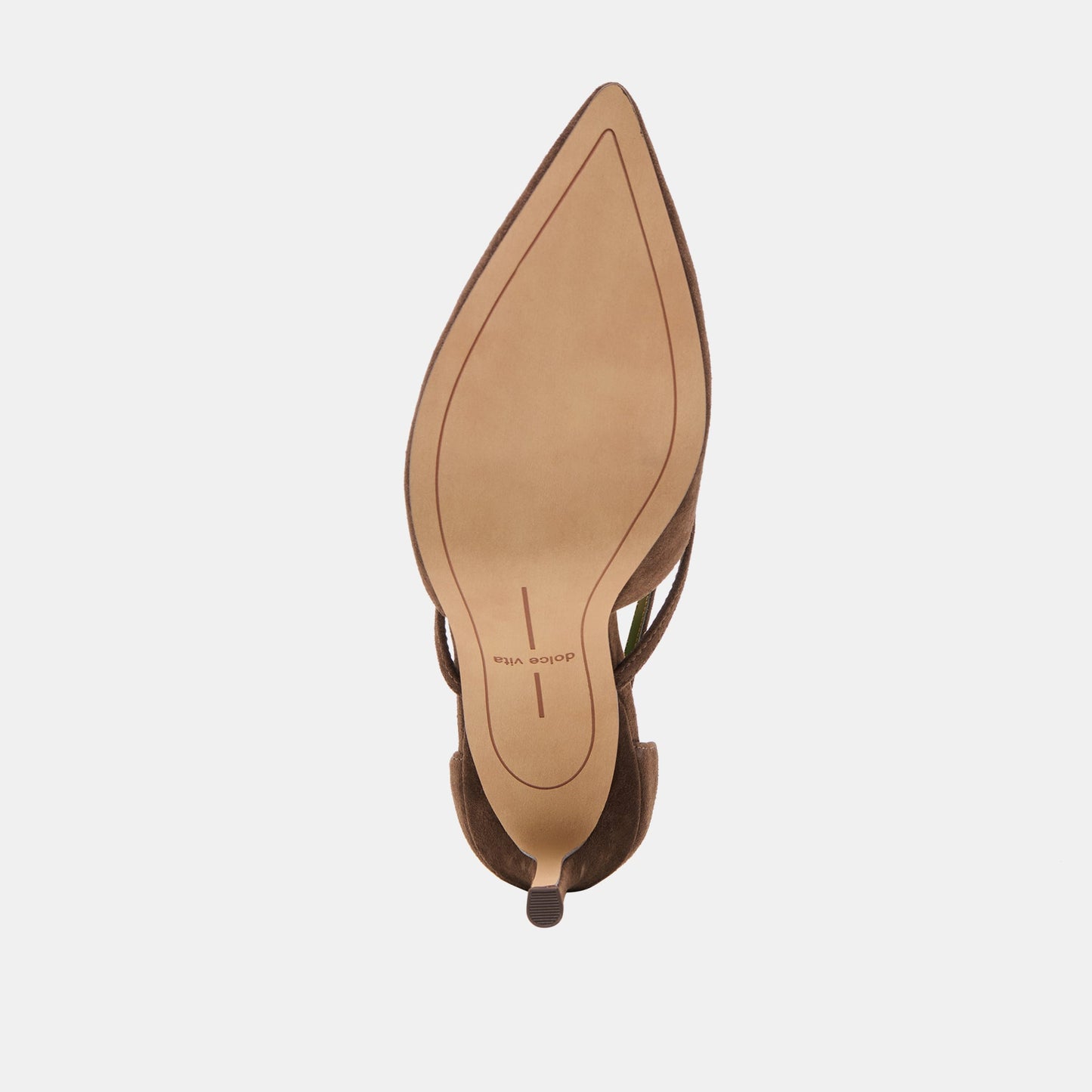 Kaine Dk Brown Suede Heels Dolce Vita
