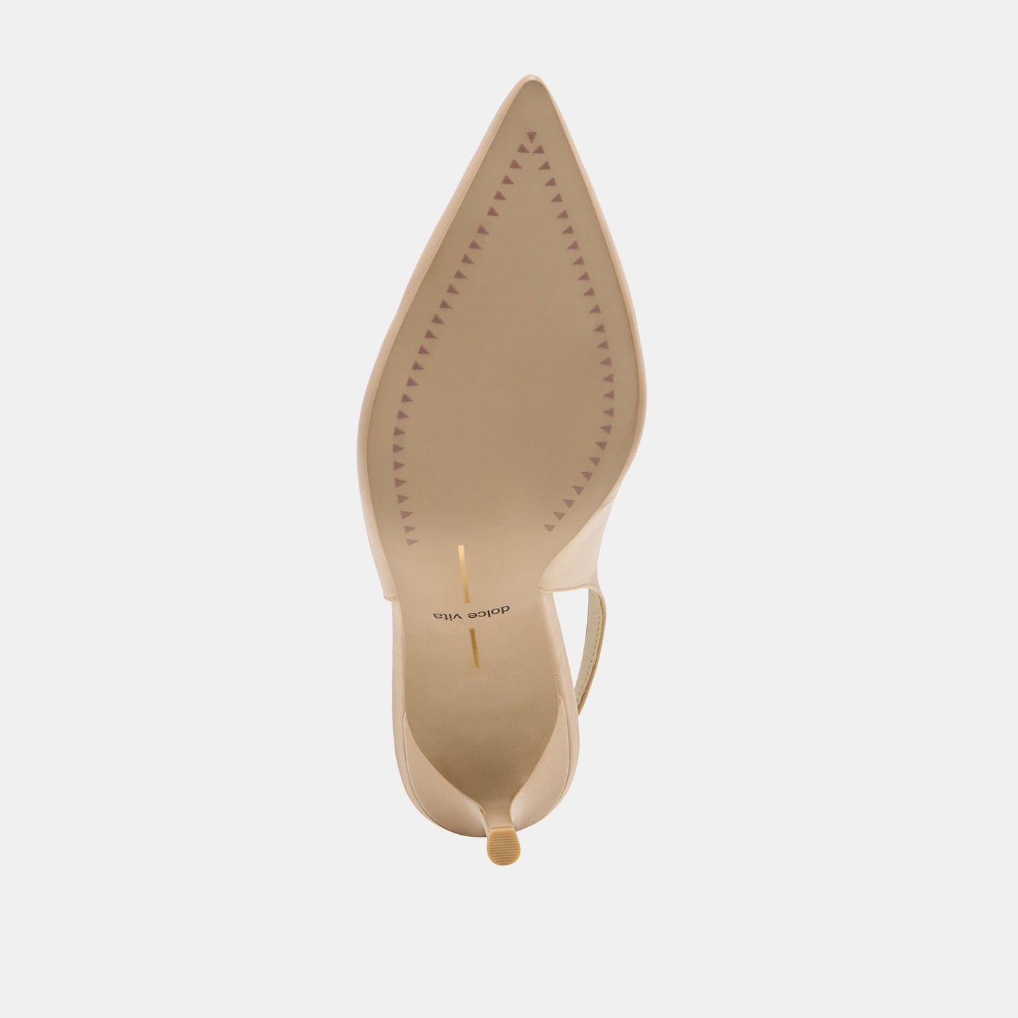 Elasi Beige Crinkle Patent Heels Dolce Vita