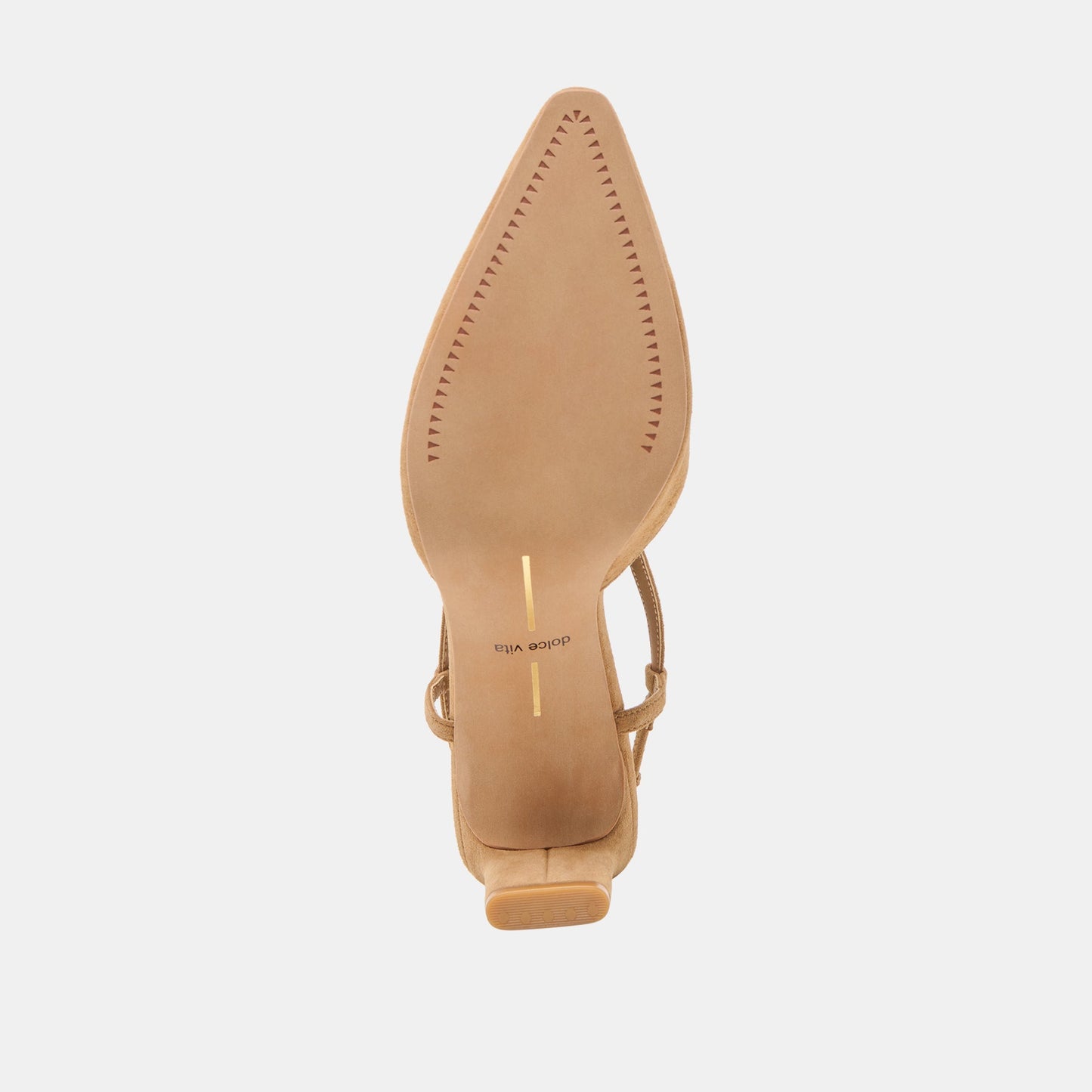Ginay Lt Brown Suede Heels Dolce Vita
