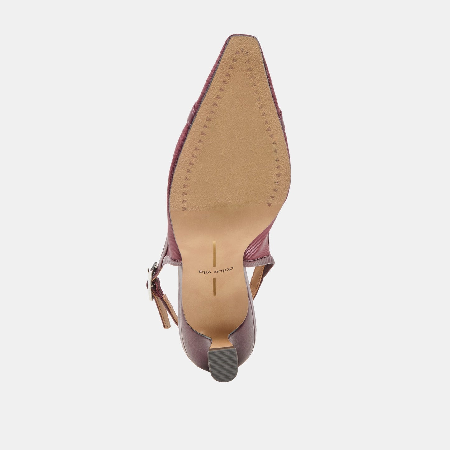 Lorine Burgundy Mesh Heels Dolce Vita
