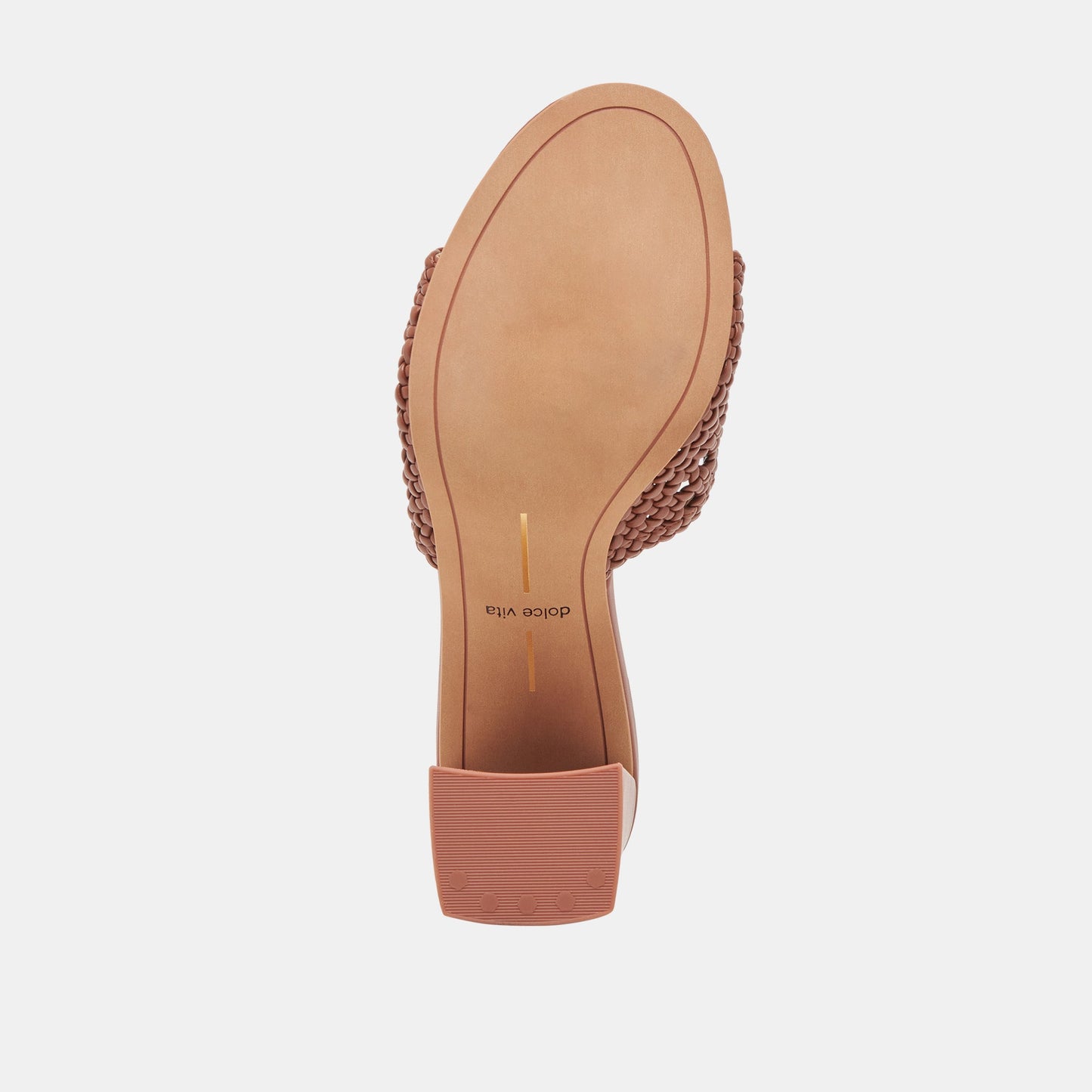 MARGOE HEELS COGNAC WOVEN STELLA Dolce Vita