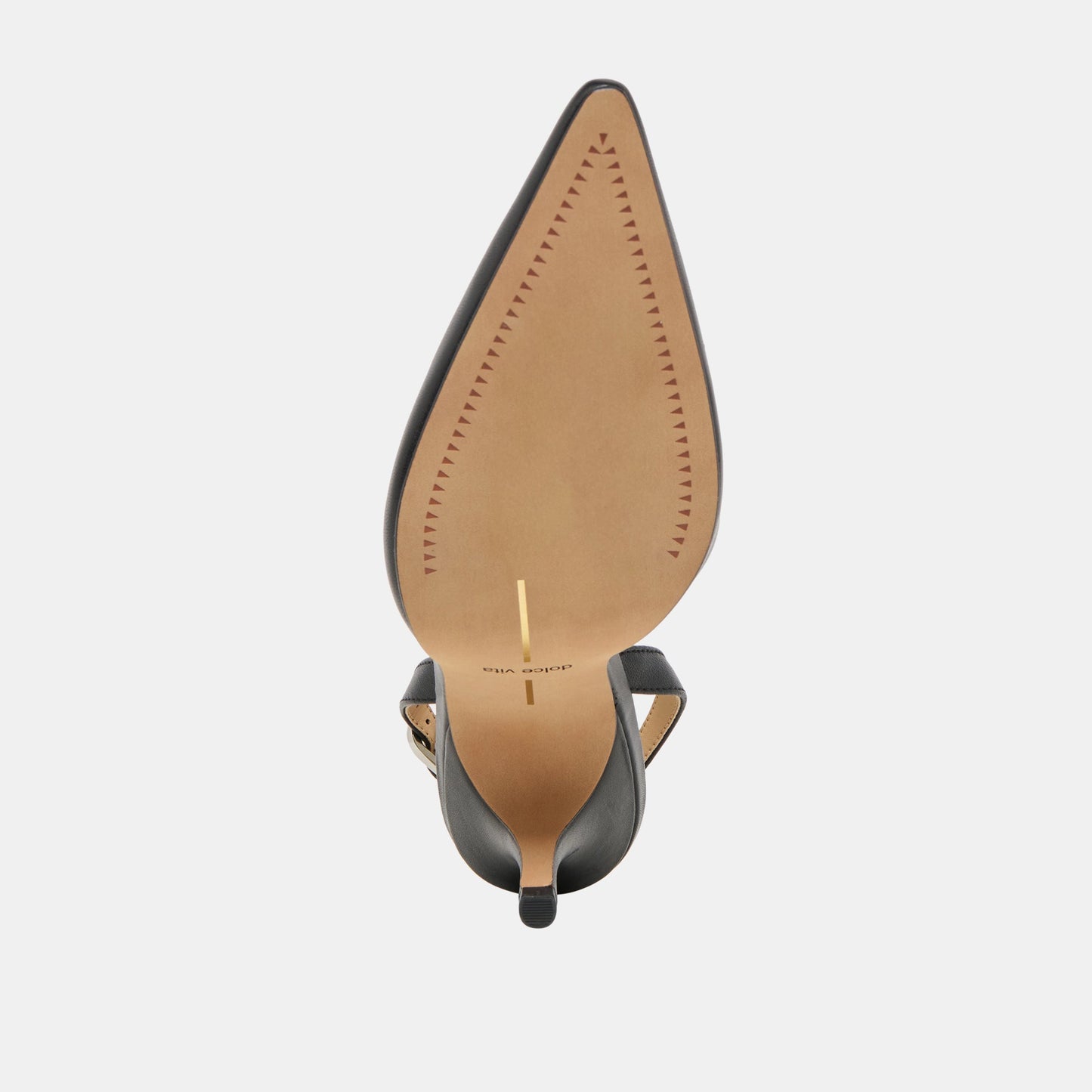 Hamya Black Leather Heels Dolce Vita