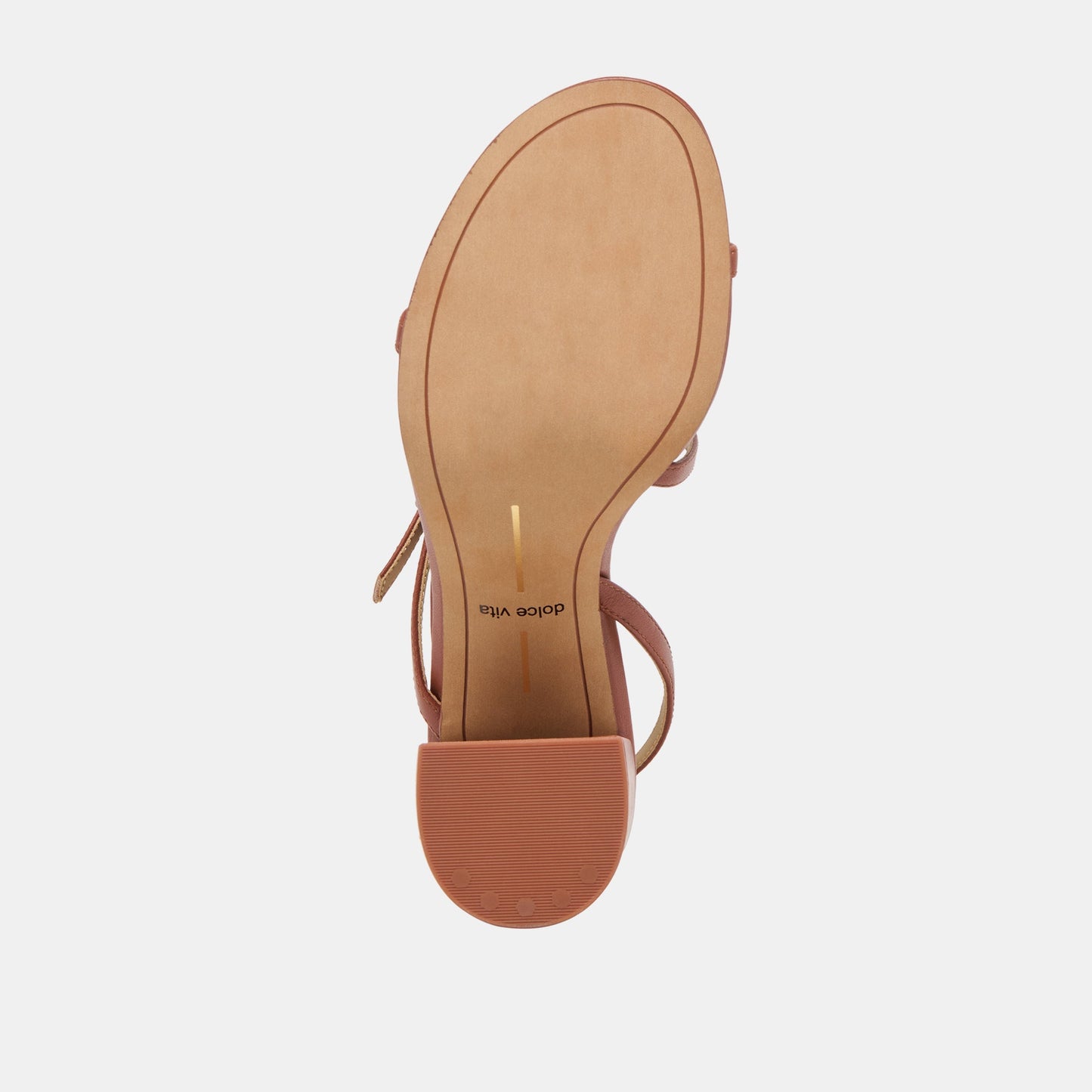 Faye Cognac Leather Heels Dolce Vita