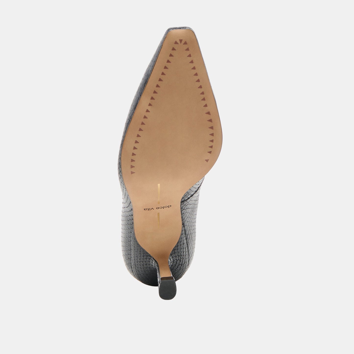 Briona Onyx Embossed Leather Heels Dolce Vita