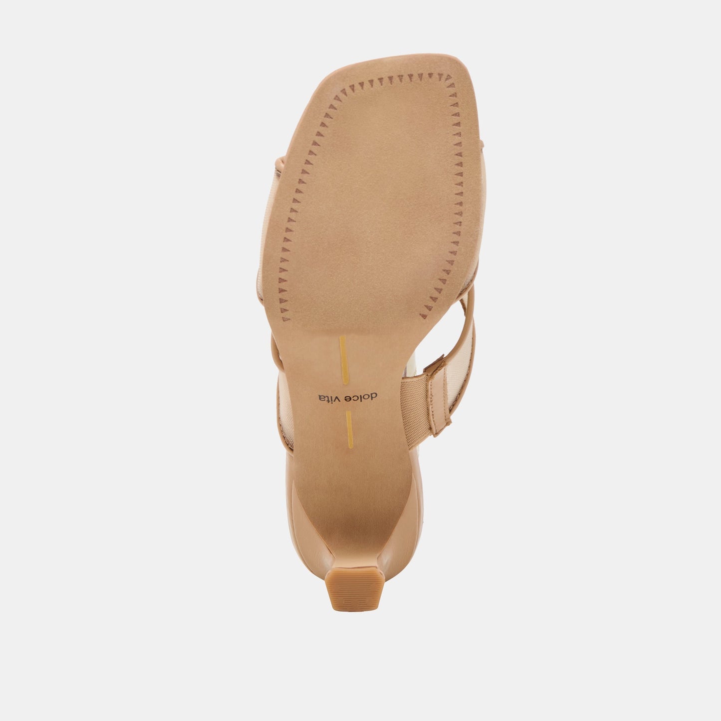 Gitel Light Tan Mesh Heels Dolce Vita