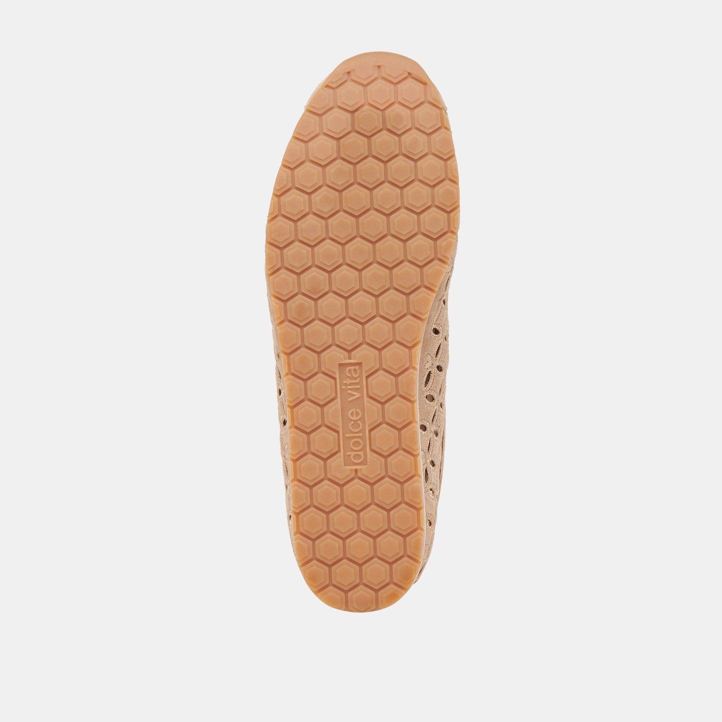 DANIE EYELET PERF SNEAKERS CAMEL SUEDE Dolce Vita