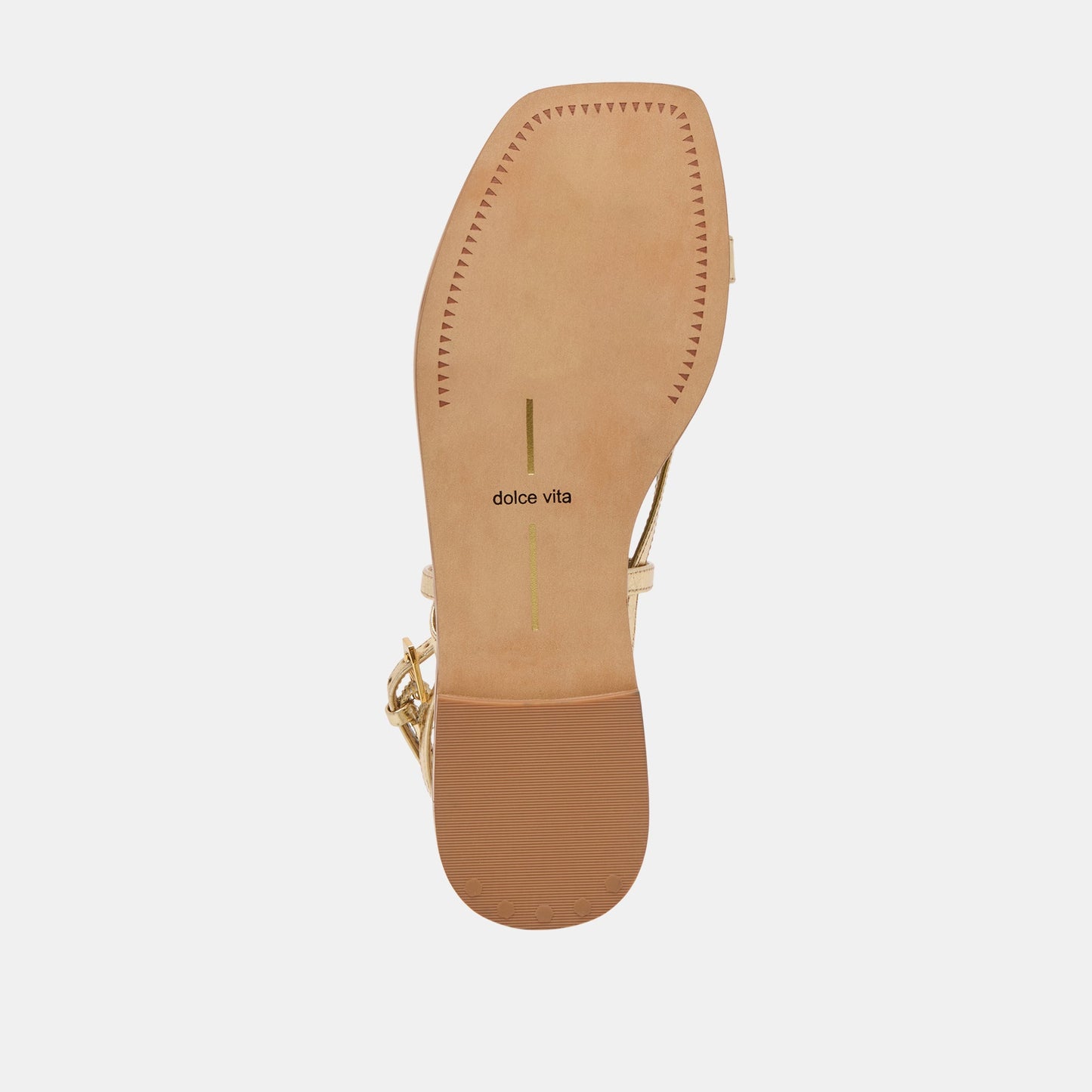 Tyrice Gold Leather Sandals Dolce Vita
