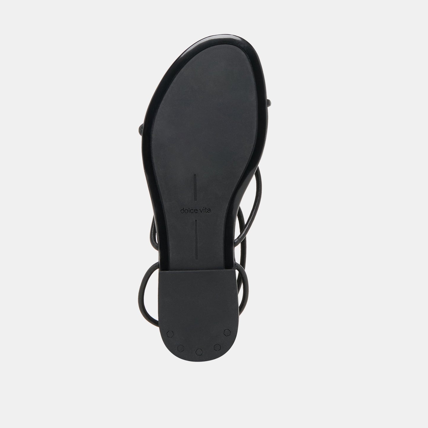 Kenley Black Leather Sandals Dolce Vita