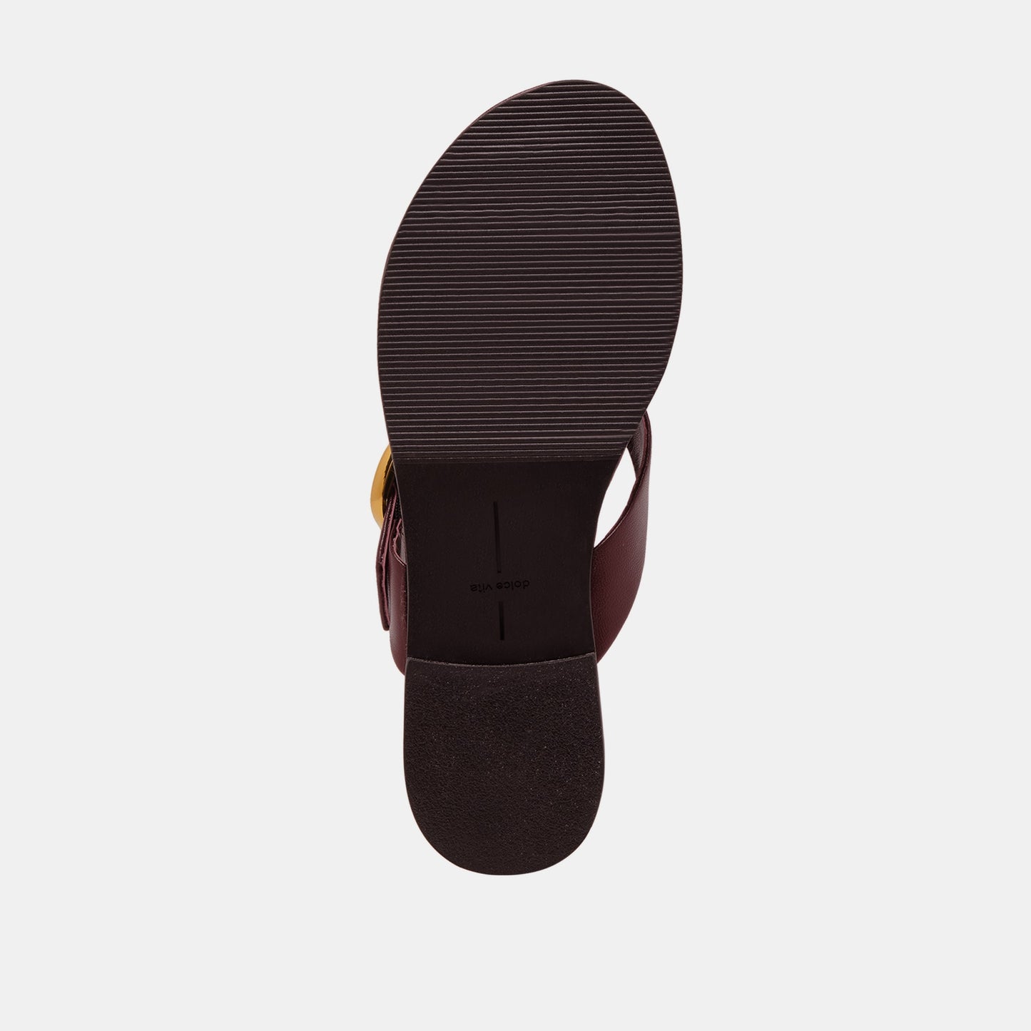 Rossa Burgundy Leather Sandals Dolce Vita