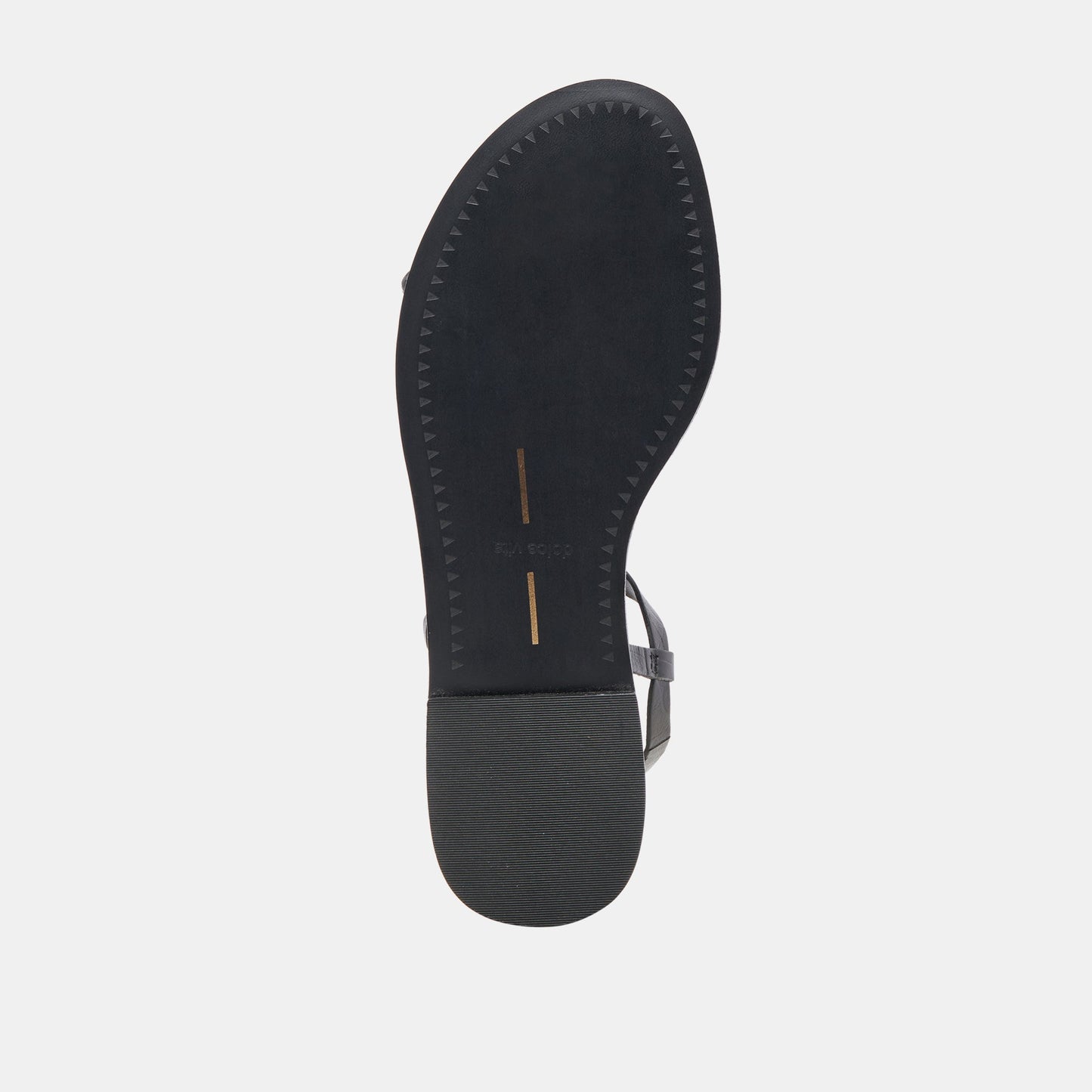 WANDRE SANDALS NOIR EMBOSSED LEATHER Dolce Vita