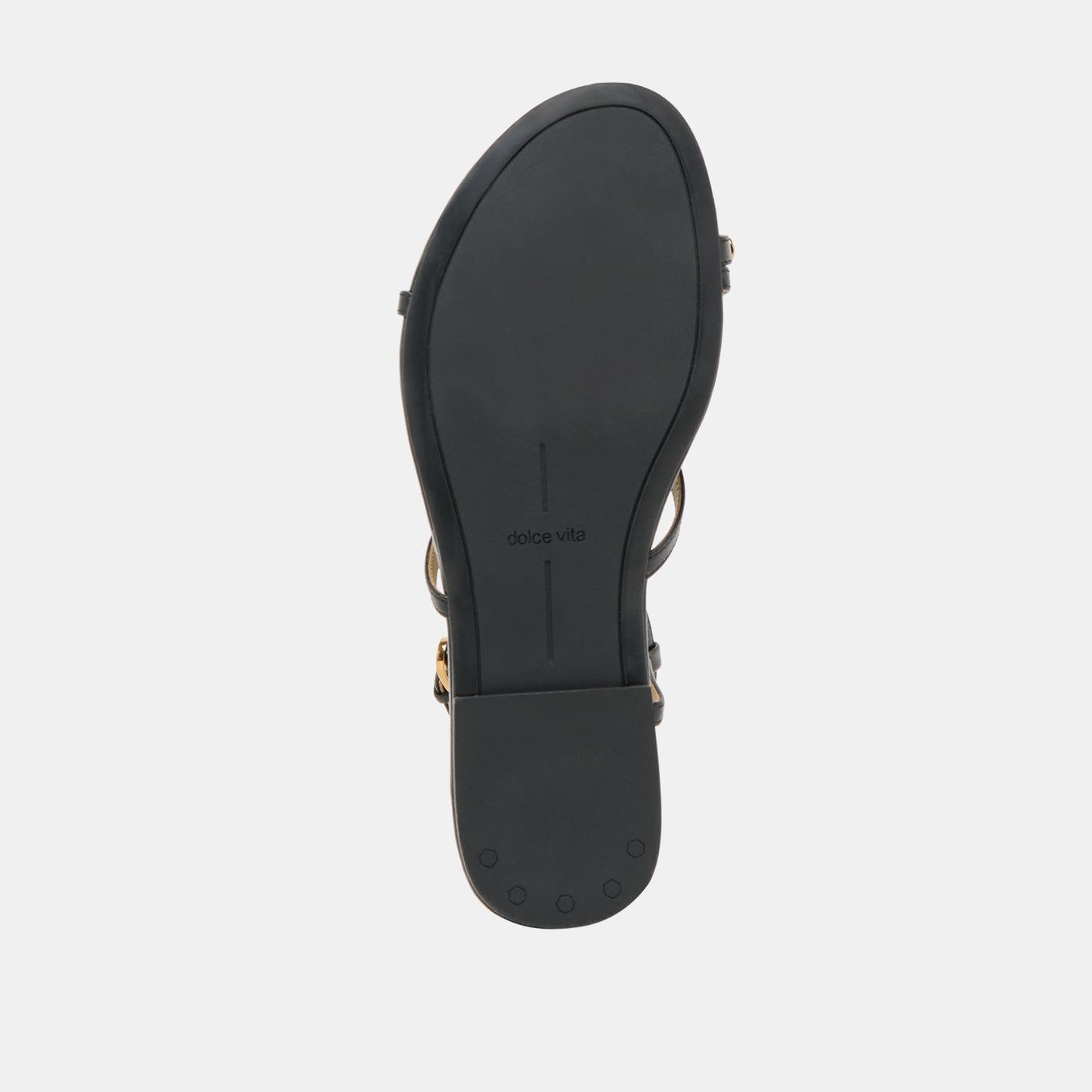 KESHA SANDALS BLACK LEATHER Dolce Vita