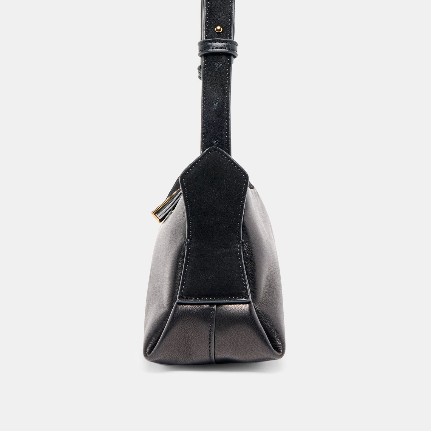 Devyn Black Leather Shoulder Bag Dolce Vita