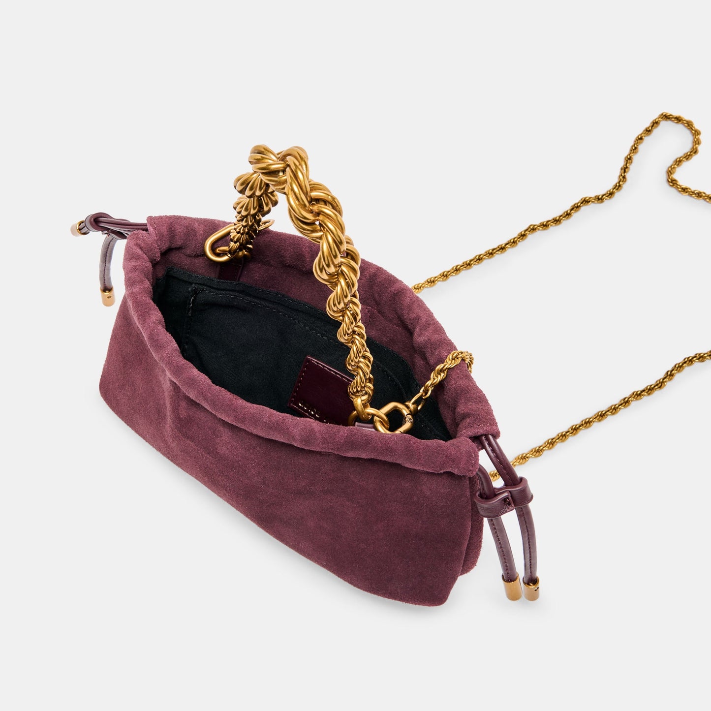 Cleo Burgundy Suede Crossbody Dolce Vita