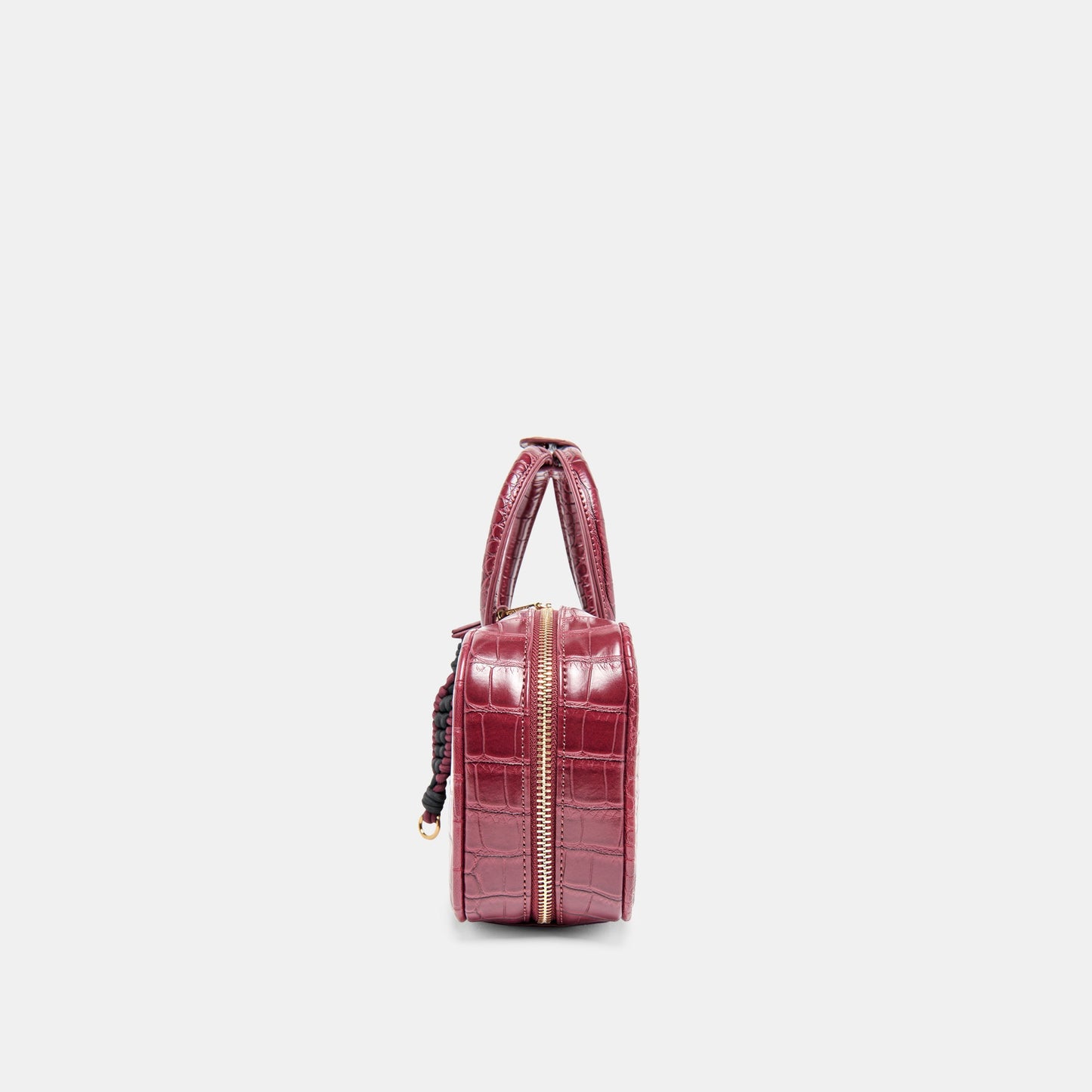 Flyn Burgundy Croco Stella Handbag Dolce Vita