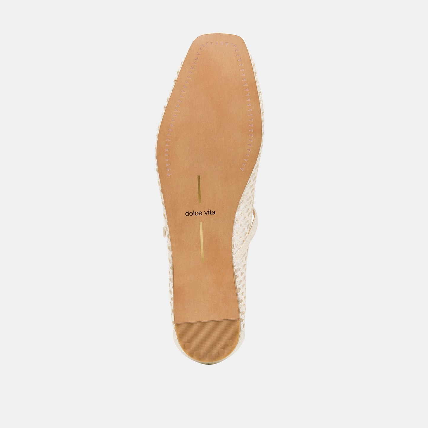 Reyes White Woven Raffia Ballet Flats Dolce Vita