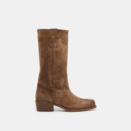 Romie Chocolate Suede Boots Dolce Vita