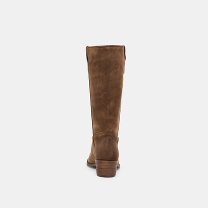 Romie Chocolate Suede Boots Dolce Vita