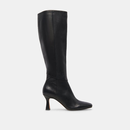 Gyra Black Leather Boots Dolce Vita
