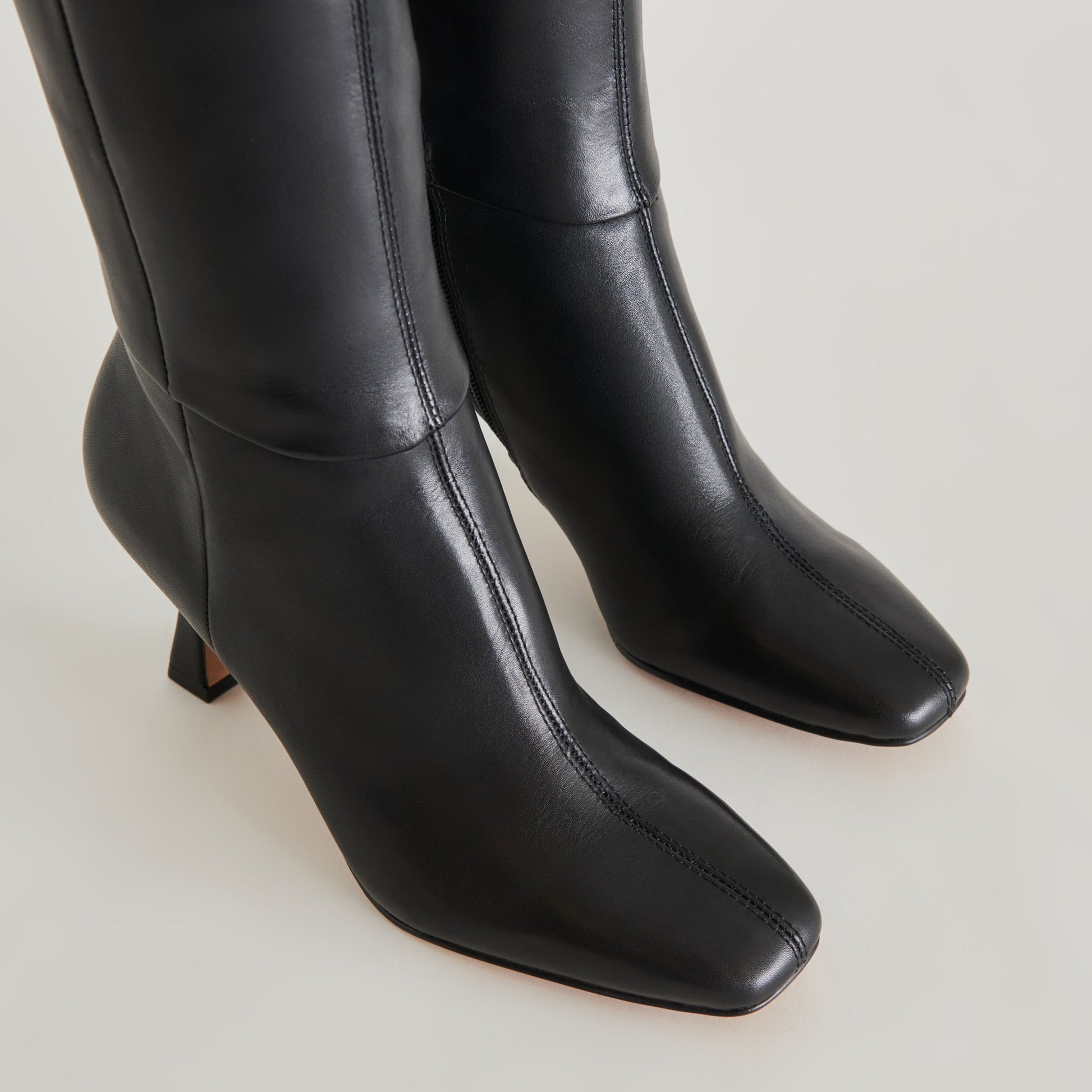 Gyra Black Leather Boots Dolce Vita