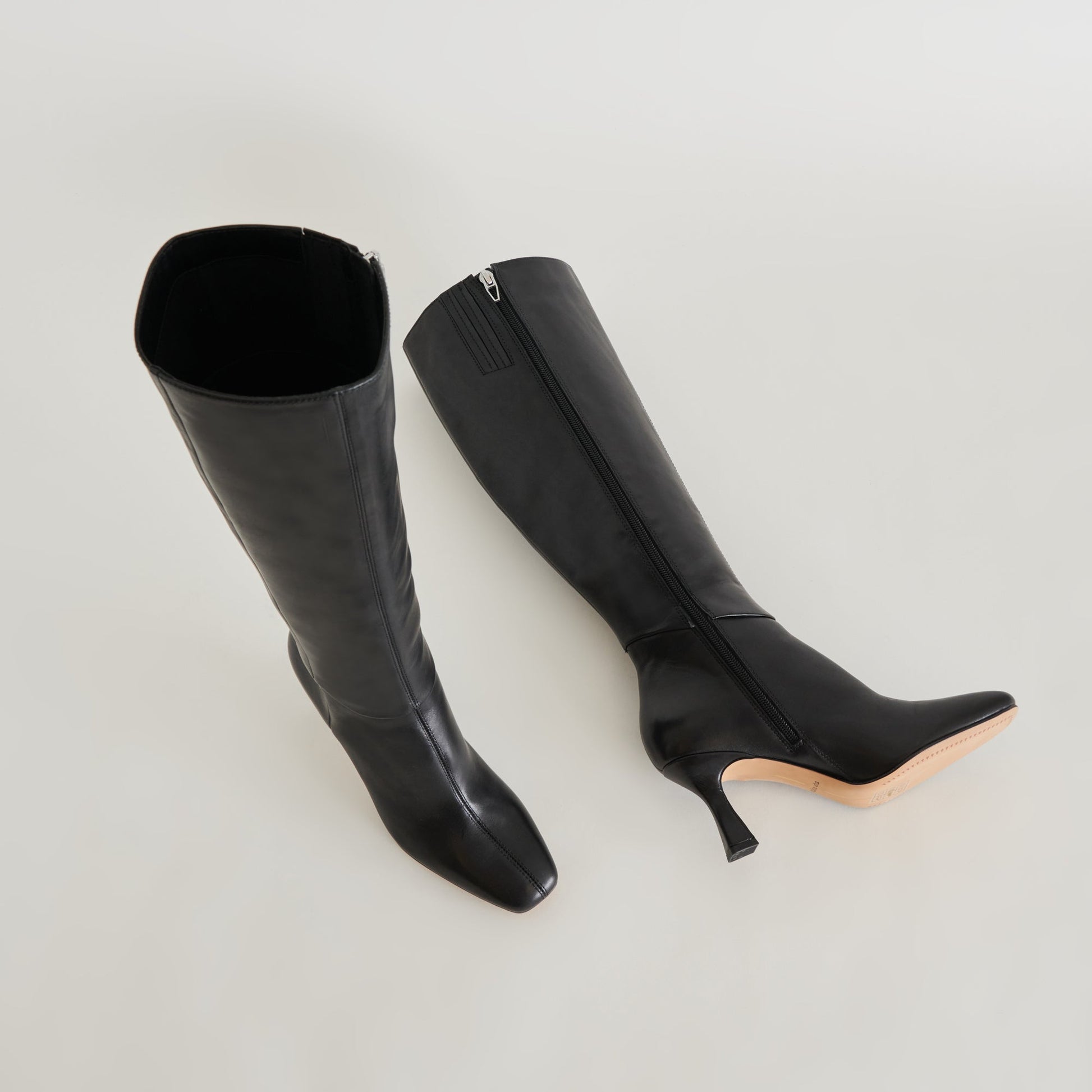 Gyra Black Leather Boots Dolce Vita