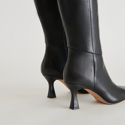 Gyra Black Leather Boots Dolce Vita