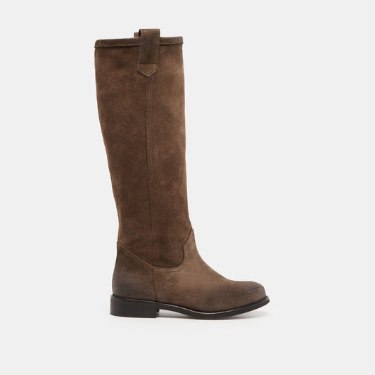 Ramzy Chocolate Suede Boots Dolce Vita