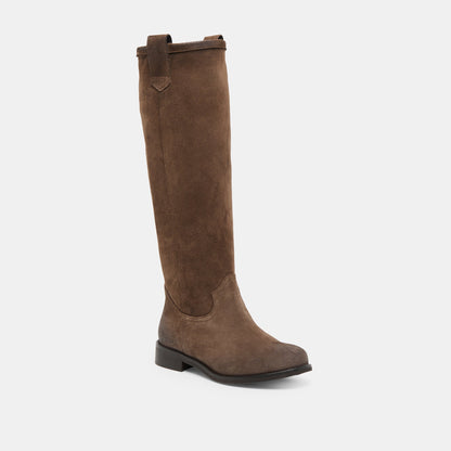Ramzy Chocolate Suede Boots Dolce Vita