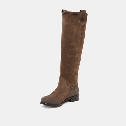 Ramzy Chocolate Suede Boots Dolce Vita