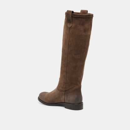 Ramzy Chocolate Suede Boots Dolce Vita
