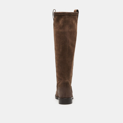 Ramzy Chocolate Suede Boots Dolce Vita