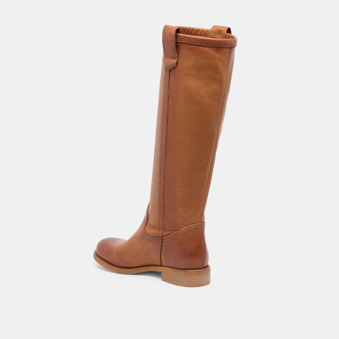 Ramzy Cognac Leather Boots Dolce Vita