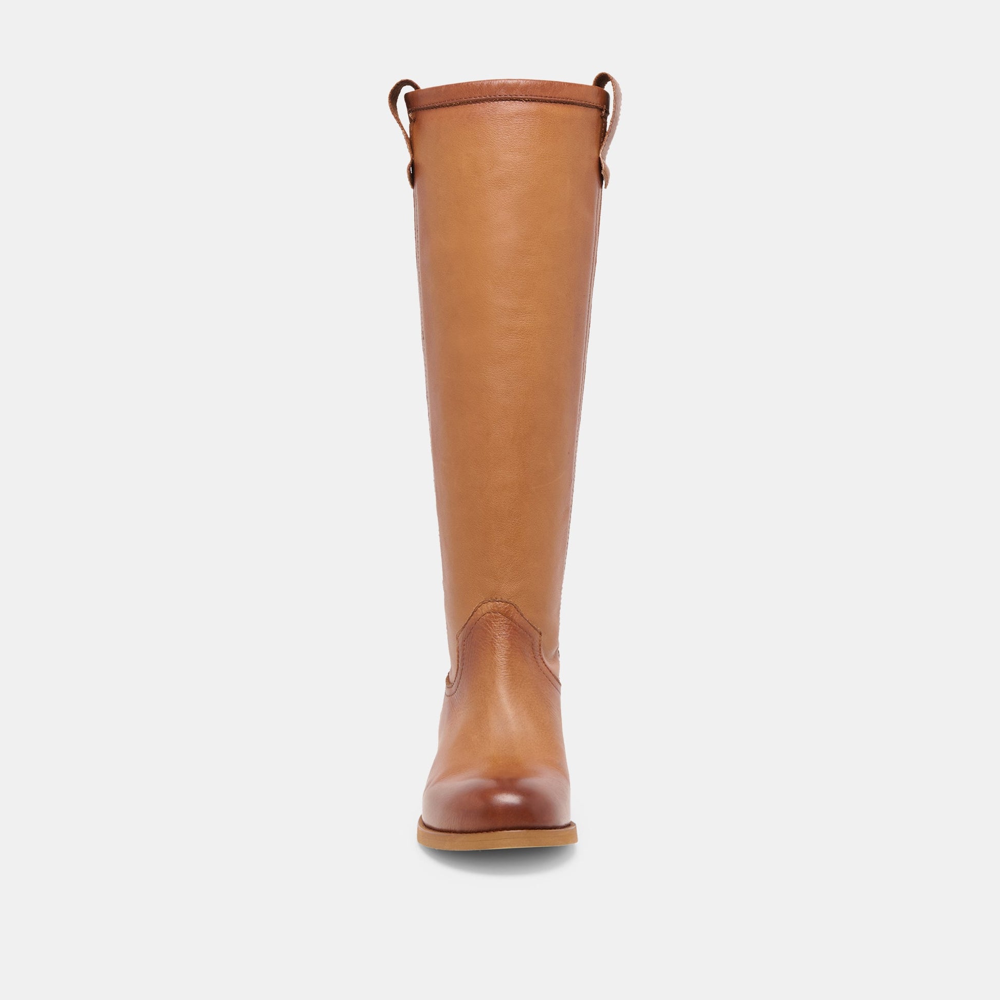 Ramzy Cognac Leather Boots Dolce Vita