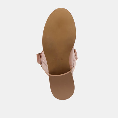 Ramzy Cognac Leather Boots Dolce Vita