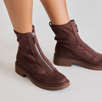 Shante Mahogany Stella Suede Boots Dolce Vita