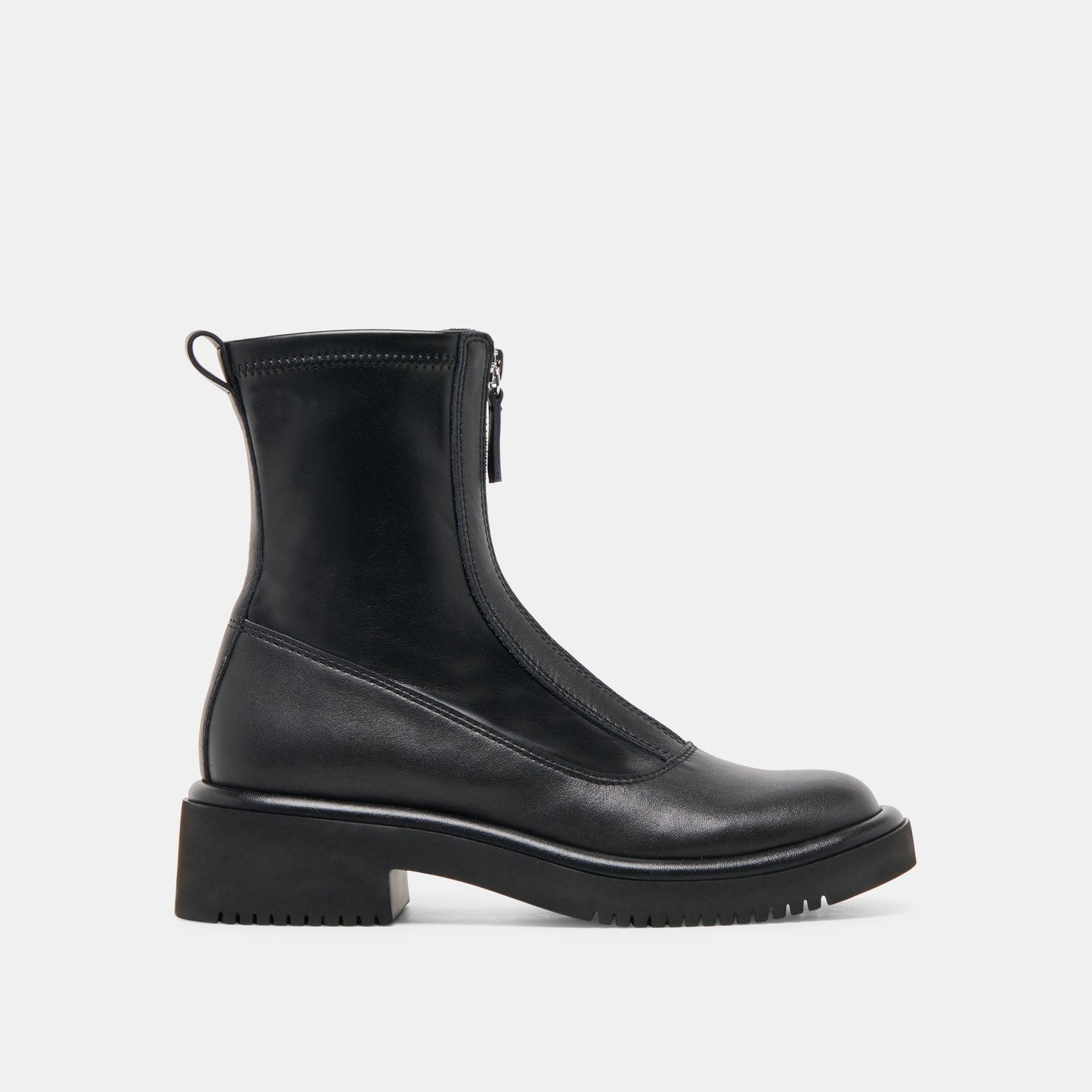 Shante Black Leather Boots Dolce Vita