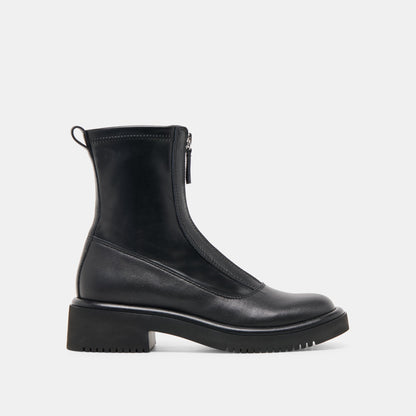 Shante Black Leather Boots Dolce Vita
