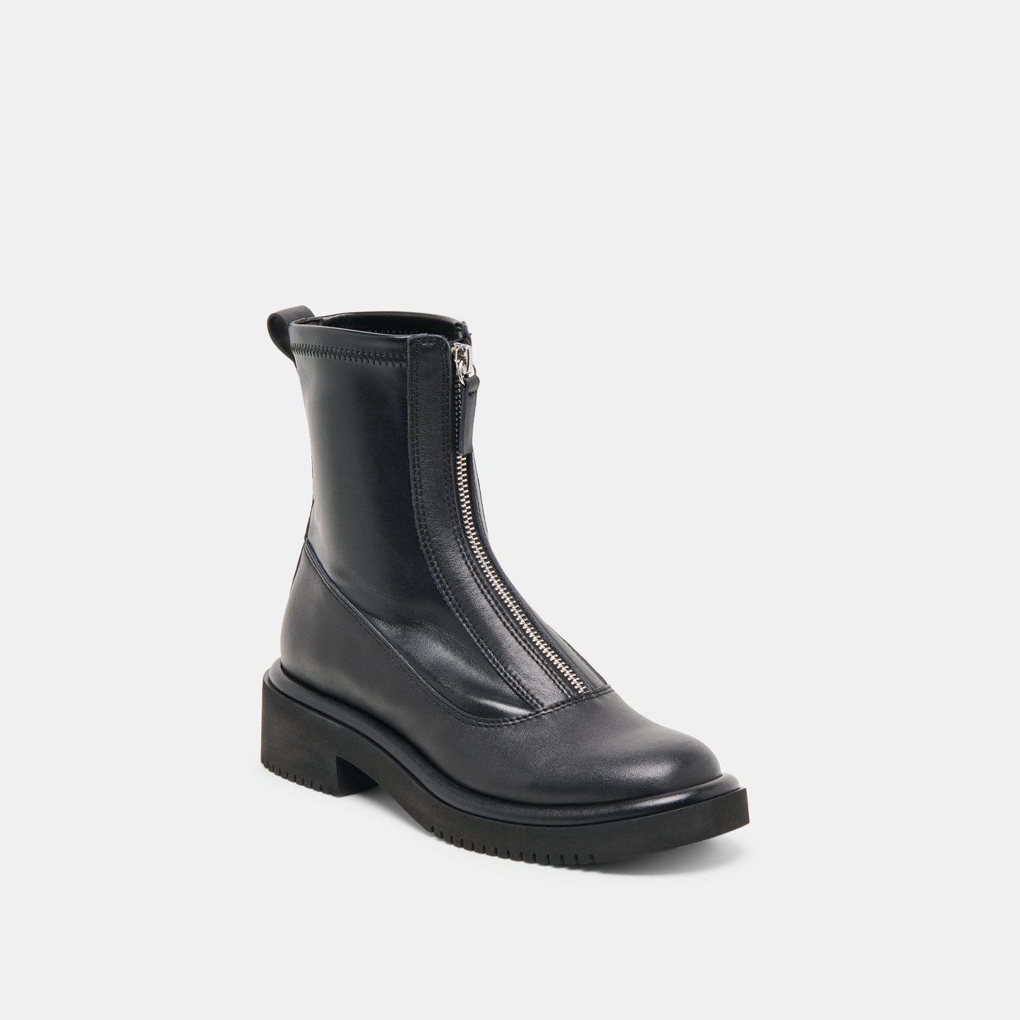 Shante Black Leather Boots Dolce Vita