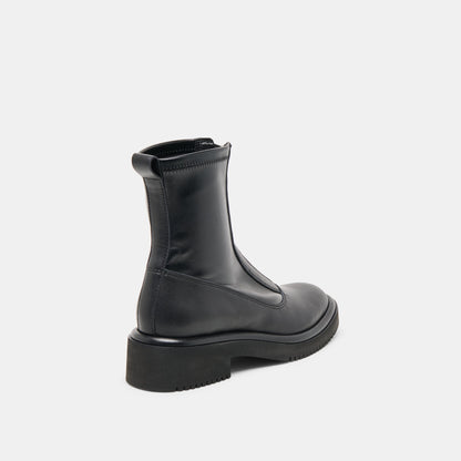 Shante Black Leather Boots Dolce Vita
