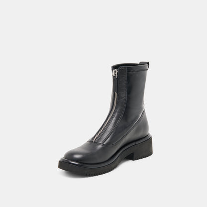 Shante Black Leather Boots Dolce Vita